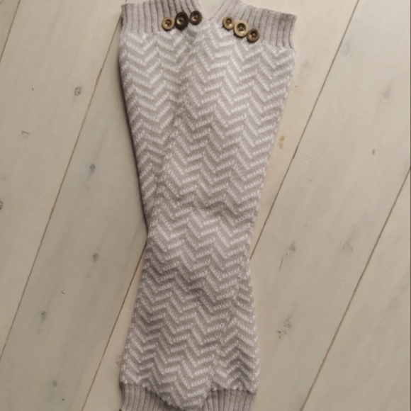 Long Knit Boot Cuffs/Leg Warmers - Picture 6 of 7